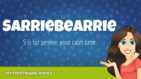 sarriebearrie real name